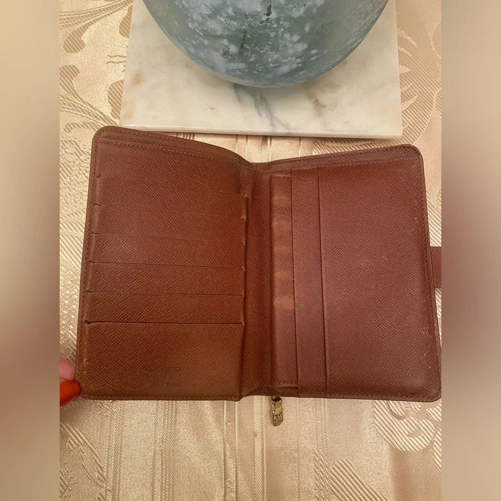 Louis Vuitton coated canvas monogram wallet